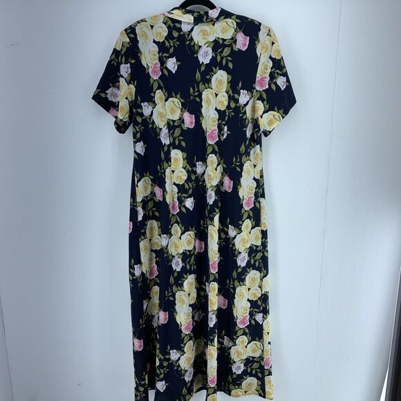 Vtg Special Thyme Ltd Womens 22W Midi Dress Cottagecore Modest Floral Gauzy 90’s - Picture 7 of 8